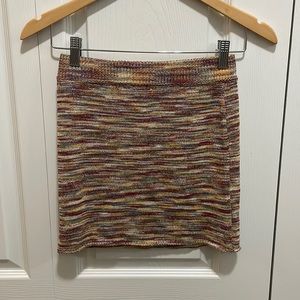 MORA knit beach mini skirt